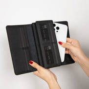 Edle Leder-Damengeldbörse