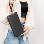 Majeste Leder-Clutch-Tasche