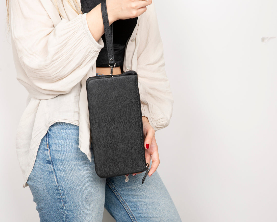 Majeste Leder-Clutch-Tasche