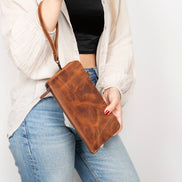 Majeste Leder-Clutch-Tasche