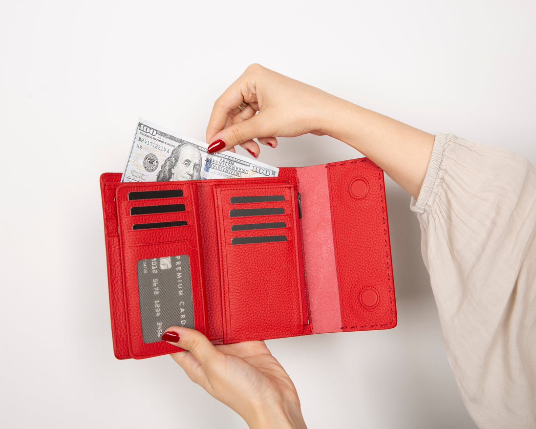 Linea Damen-Geldbörse aus Leder