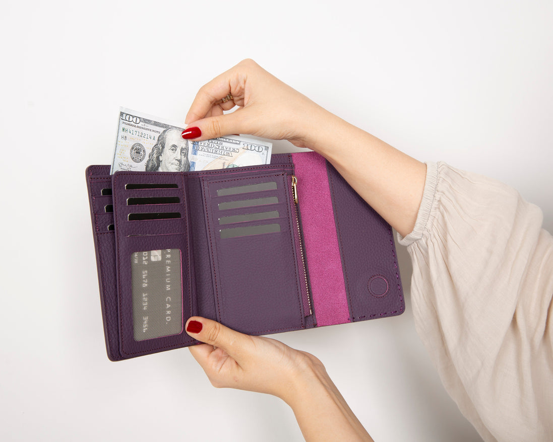 Linea Damen-Geldbörse aus Leder