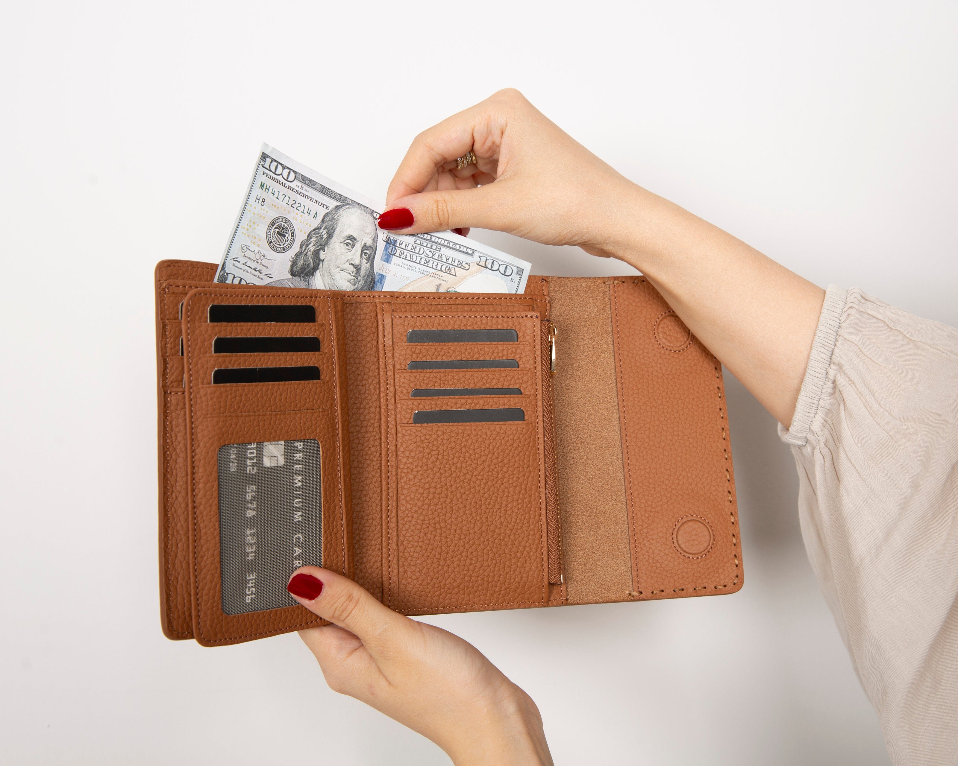 Linea Damen-Geldbörse aus Leder