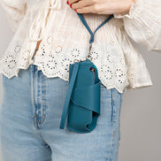 Riviera Brillenetui aus echtem Leder