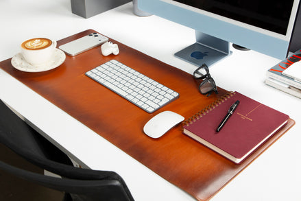 Leather Desk Mat Medium