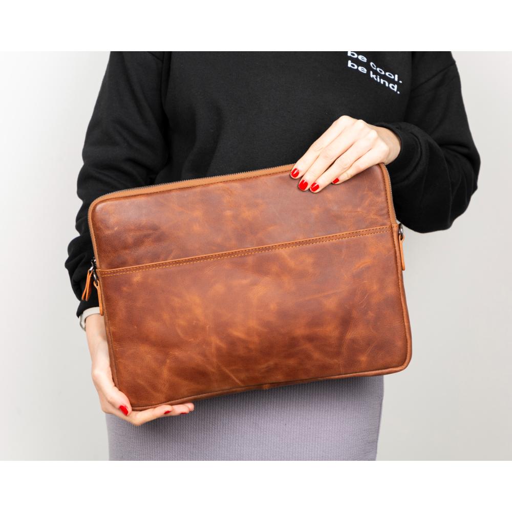 Leeds Slim Leder-Laptop-/Tablet-Hülle