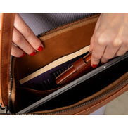 Leeds Slim Leather Laptop / Tablet Sleeve