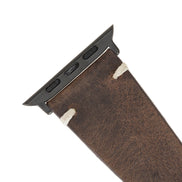 Geflochtenes Lederarmband für Apple Watch