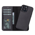 Liluri iPhone 13 Pro abnehmbare Leder-Brieftaschenhülle
