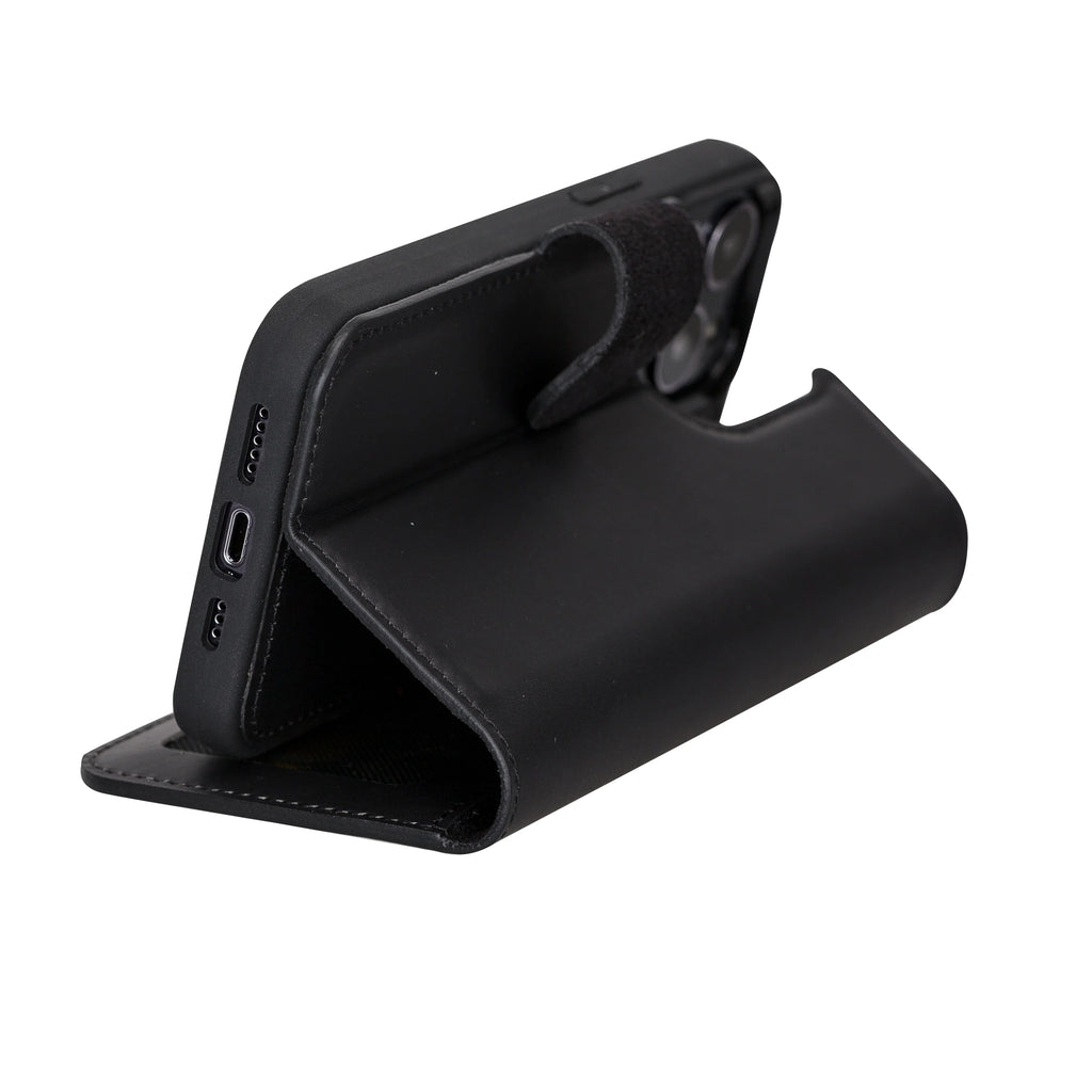 Liluri iPhone 13 Pro abnehmbare Leder-Brieftaschenhülle