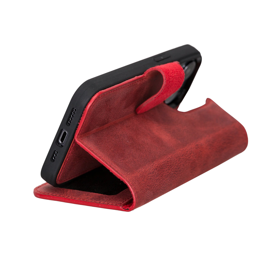 Liluri iPhone 13 Pro abnehmbare Leder-Brieftaschenhülle