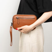 Noma Leder-Clutch