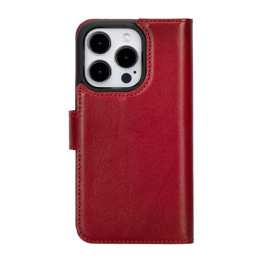 Genuine Leather Detachable  iphone 16 Case