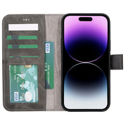 Magisches abnehmbares Echtlederetui