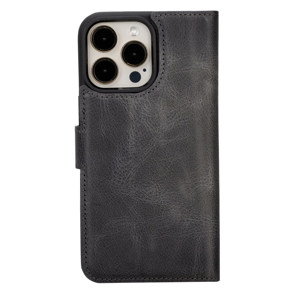 Genuine Leather Detachable  iphone 16 Case