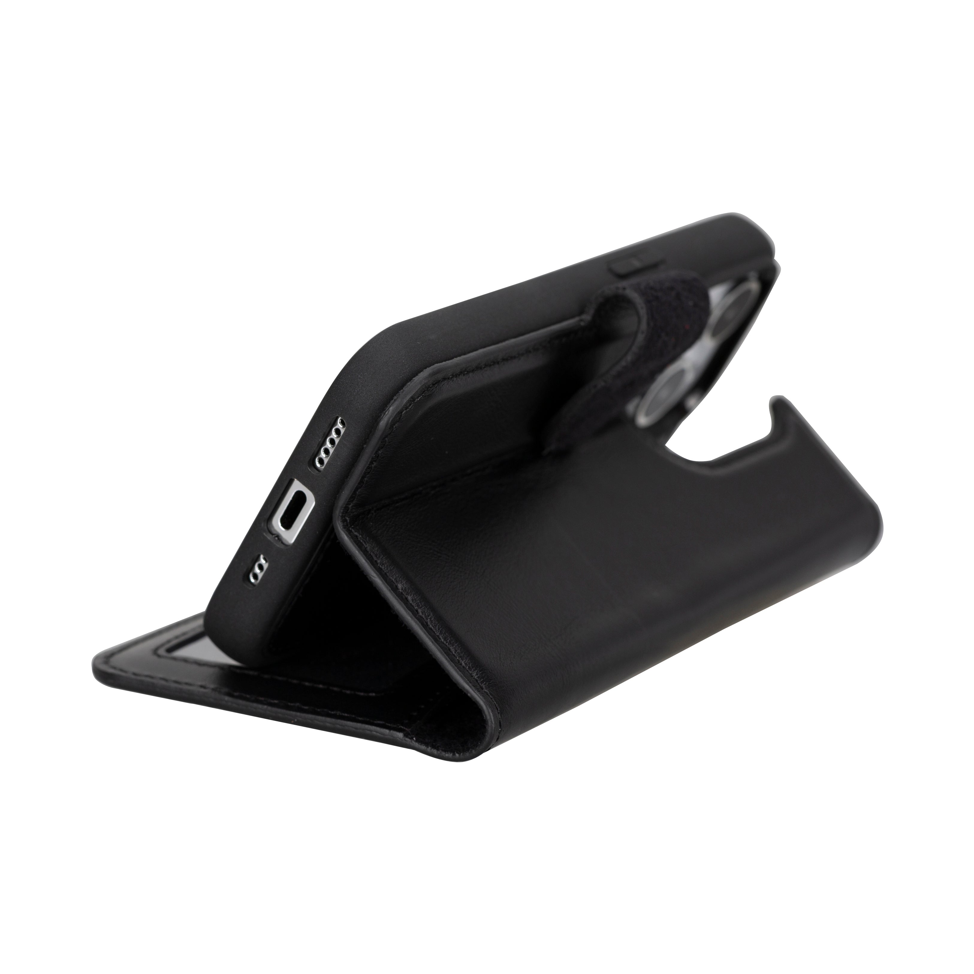 Genuine Leather Detachable  iphone 16 Case