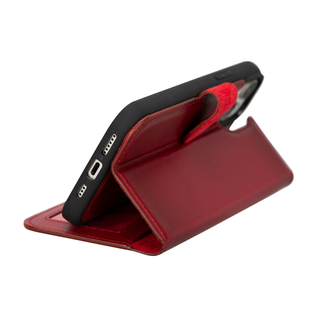 Magisches abnehmbares Echtlederetui