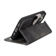 Magisches abnehmbares Echtlederetui