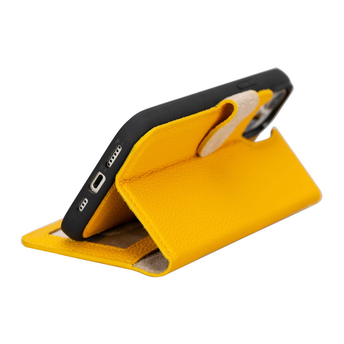 Magisches abnehmbares Echtlederetui