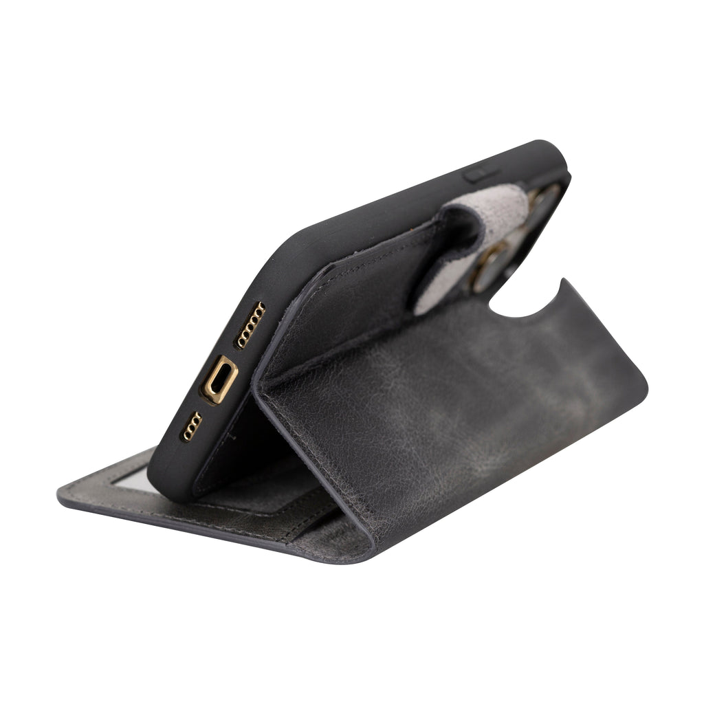 Genuine Leather Detachable  iphone 16 Case