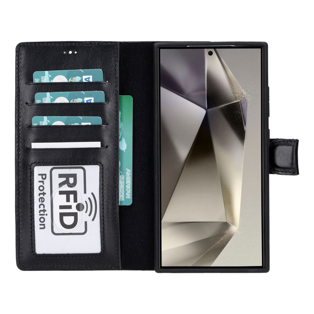 Samsung Galaxy S24 Serie Leder-Wallet-Hüllen RFID - MW