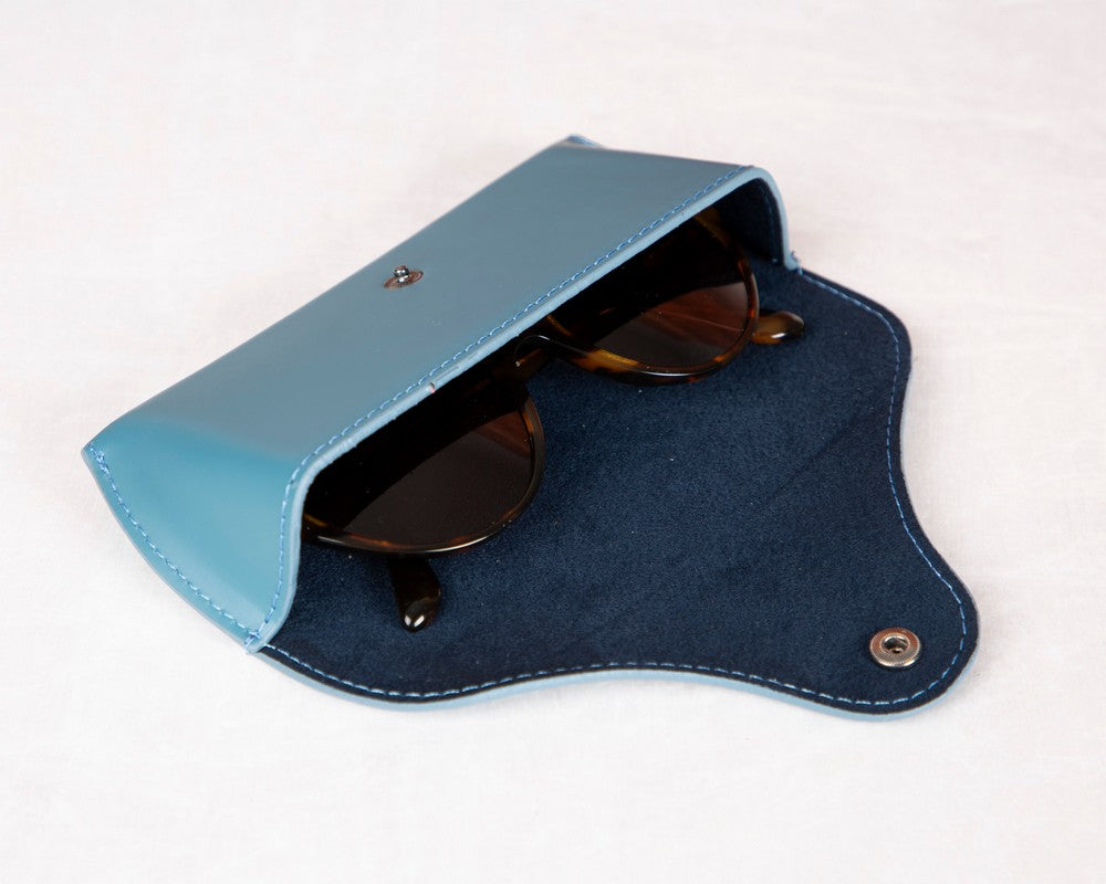 Roan Genuine Leather Glasses Case – Handmade Eyeglass & Sunglasses Cover for Men & Women