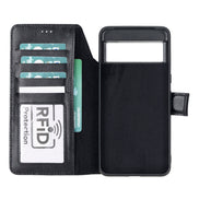 Magische abnehmbare Leder-Brieftaschenhülle für Google Pixel 10 Pro XL