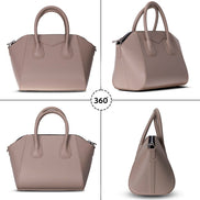 Lorenza Lederhandtasche für Damen, mittelgroß