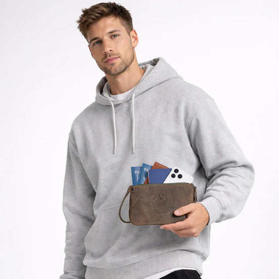 Herrenhandtasche aus Carrera Valdiero Leder