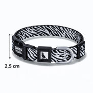 Gemustertes Halsband aus recycelten Materialien für Hunde und Katzen