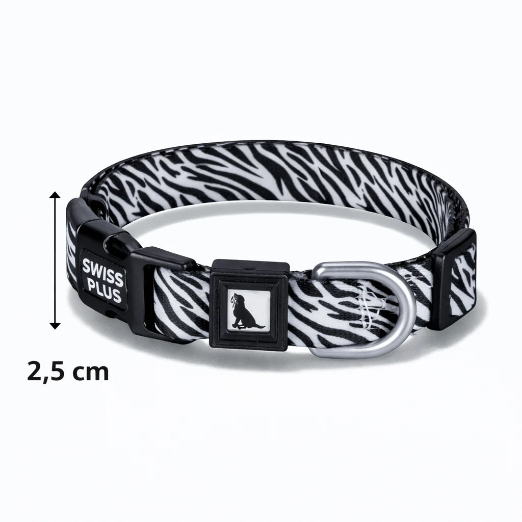 Gemustertes Halsband aus recycelten Materialien für Hunde und Katzen