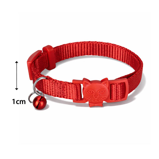 Einfarbiges Hunde- und Katzenhalsband