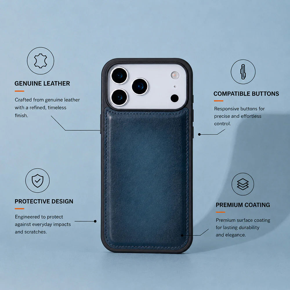 Flex Cover I Phone 17 Pro Max Leather Case