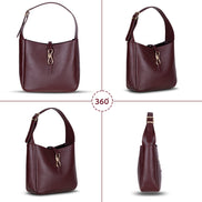 Azura Damen-Ledertasche