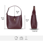 Azura Damen-Ledertasche