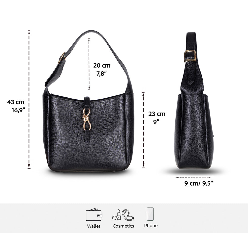 Azura Damen-Ledertasche