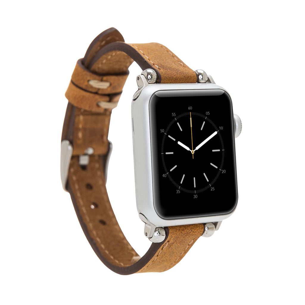 Ferro Leather Apple Watch Band with Trok