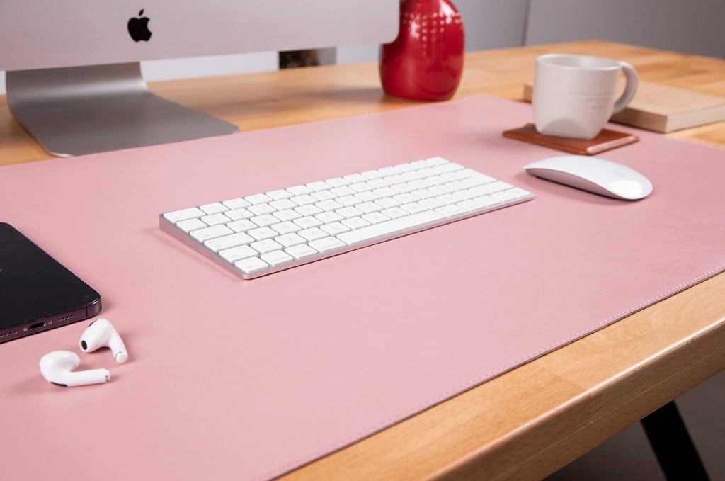 Genuine Leather Desk Mat 37x80
