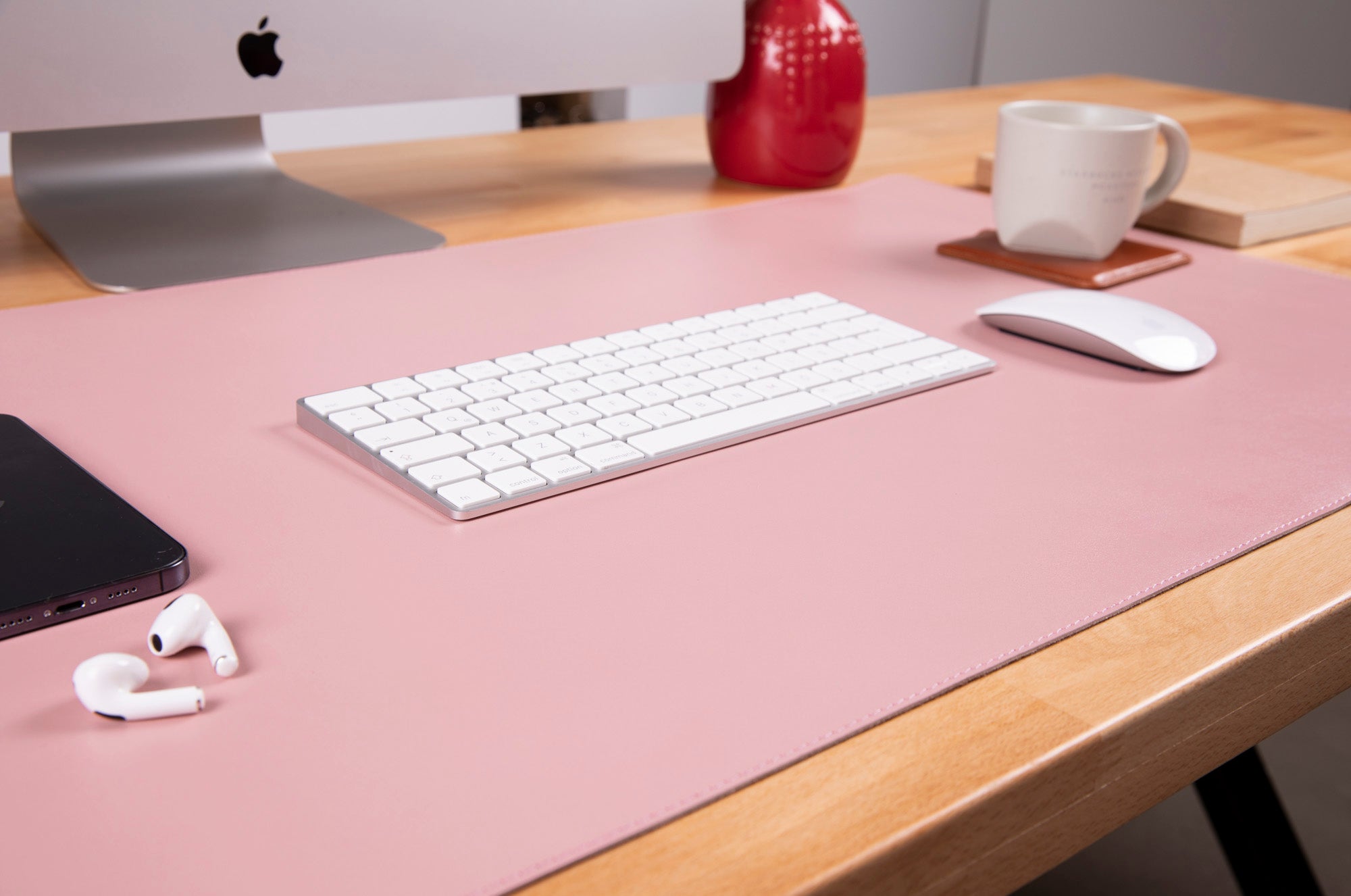Genuine Leather Desk Mat 37x80