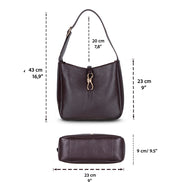 Azura Damen-Ledertasche
