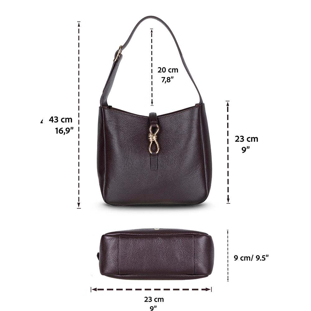 Azura Damen-Ledertasche