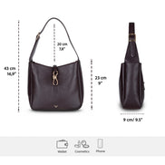 Azura Leder-Damentasche