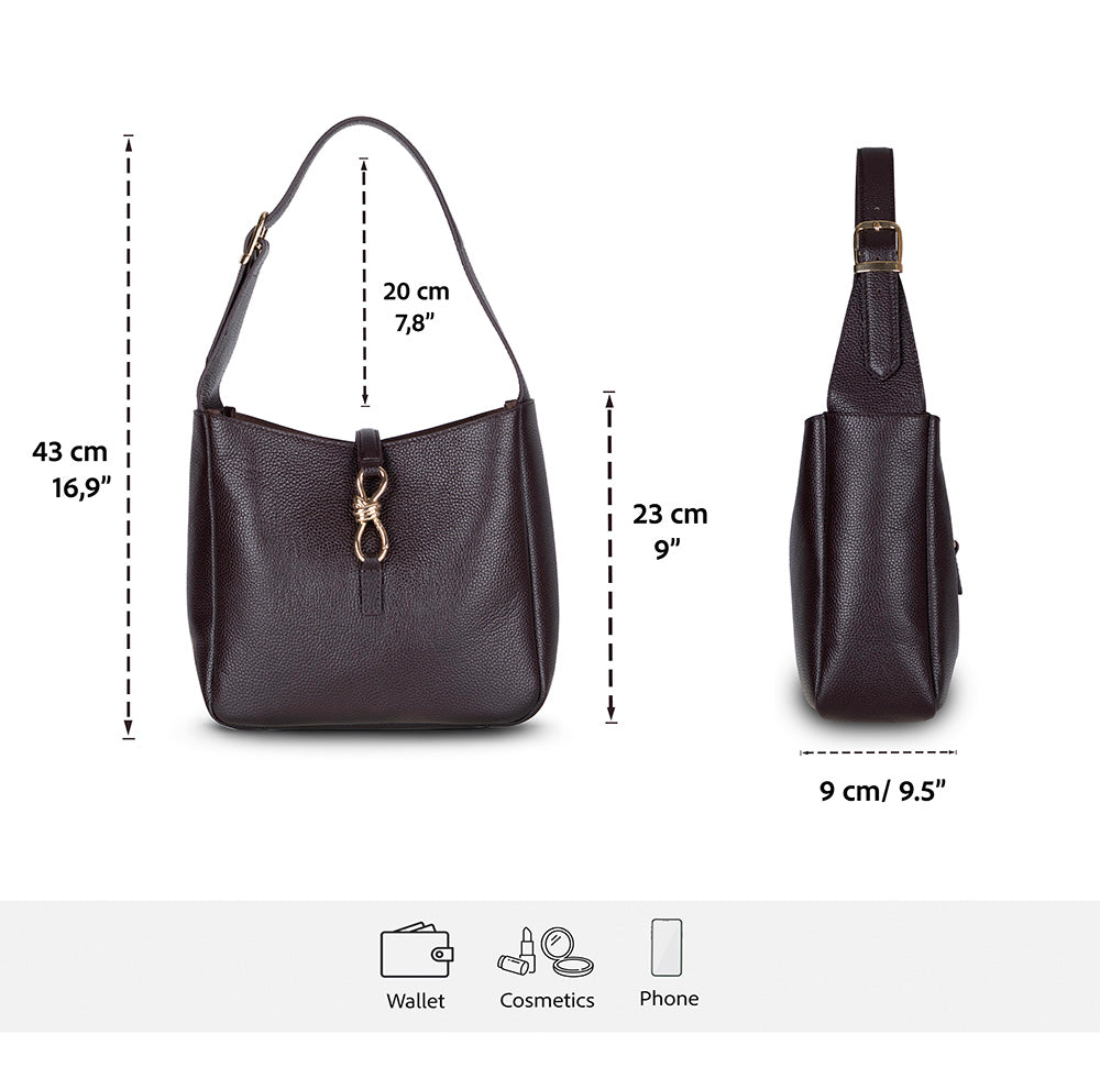 Azura Damen-Ledertasche