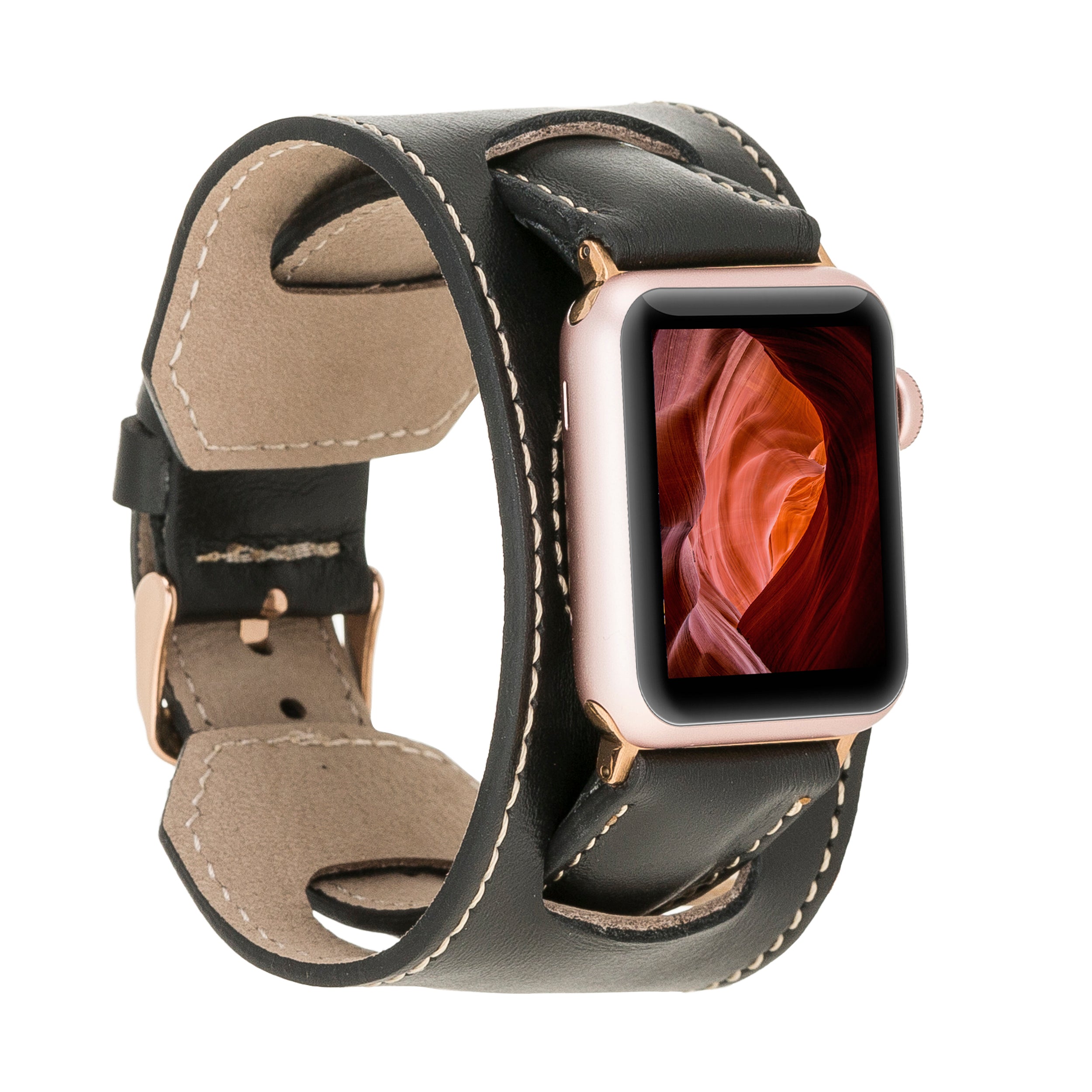 Lederarmbänder für Fitbit Versa Uhren