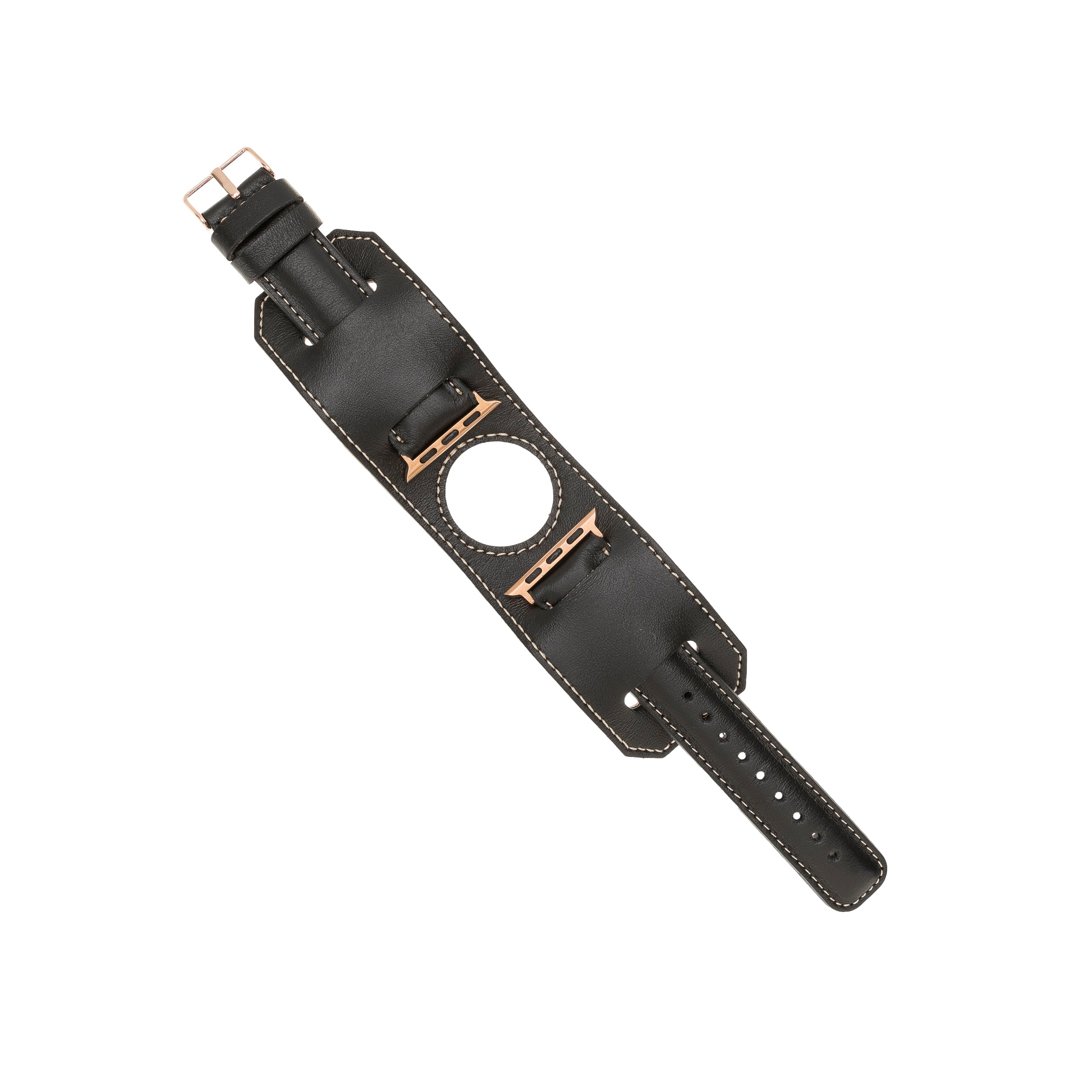 Manschettenleder-Apple-Watch-Armband