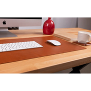 Schreibtischunterlage aus echtem Leder, 37 x 80