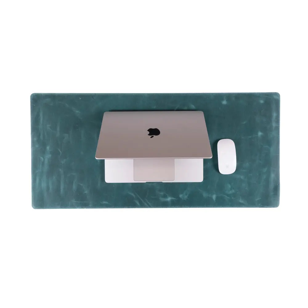 Schreibtischunterlage aus echtem Leder, 37 x 80