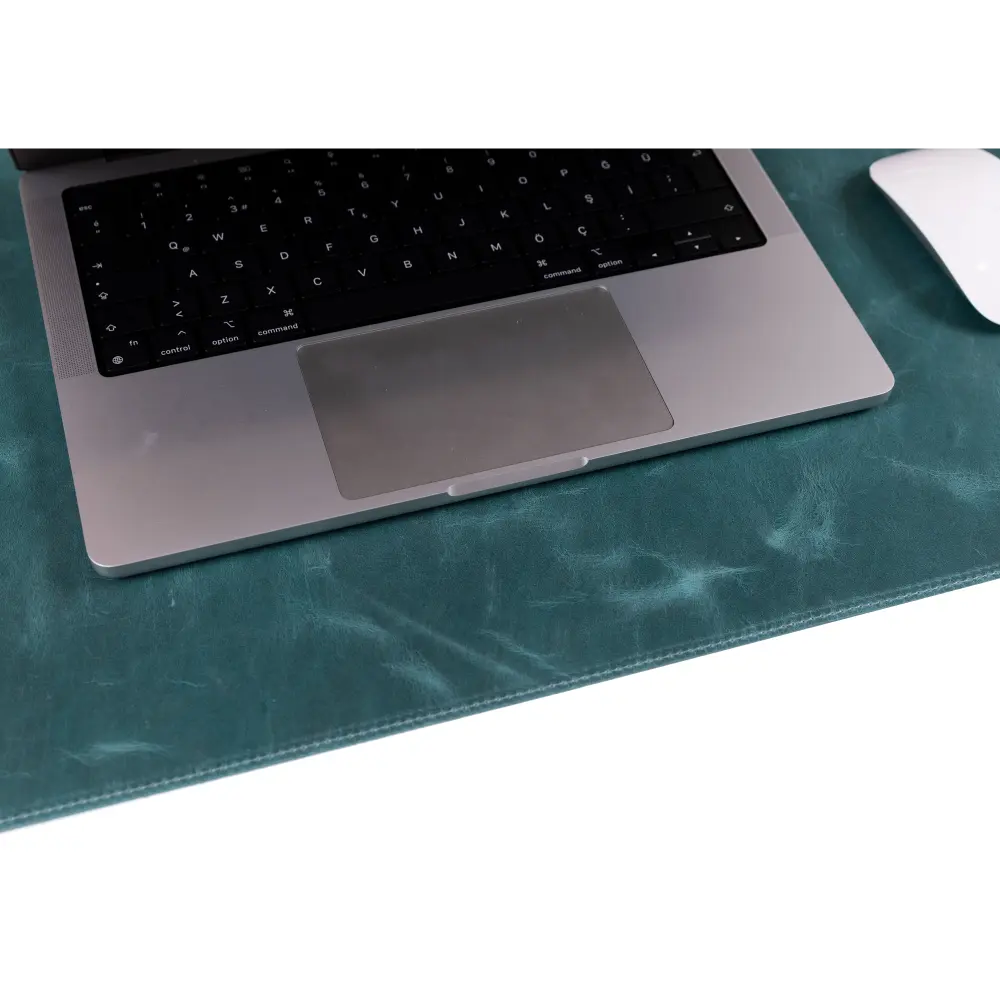Genuine Leather Desk Mat 37x80