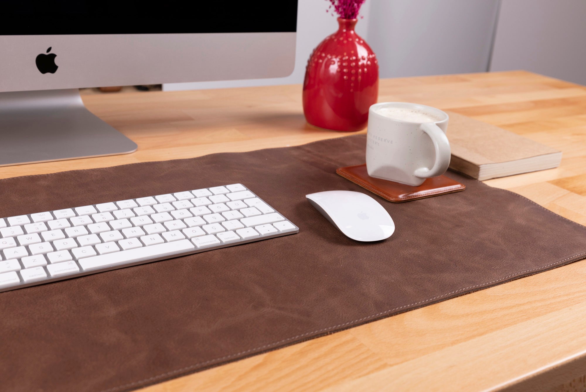 Customizable Genuine Leather Desk Mat