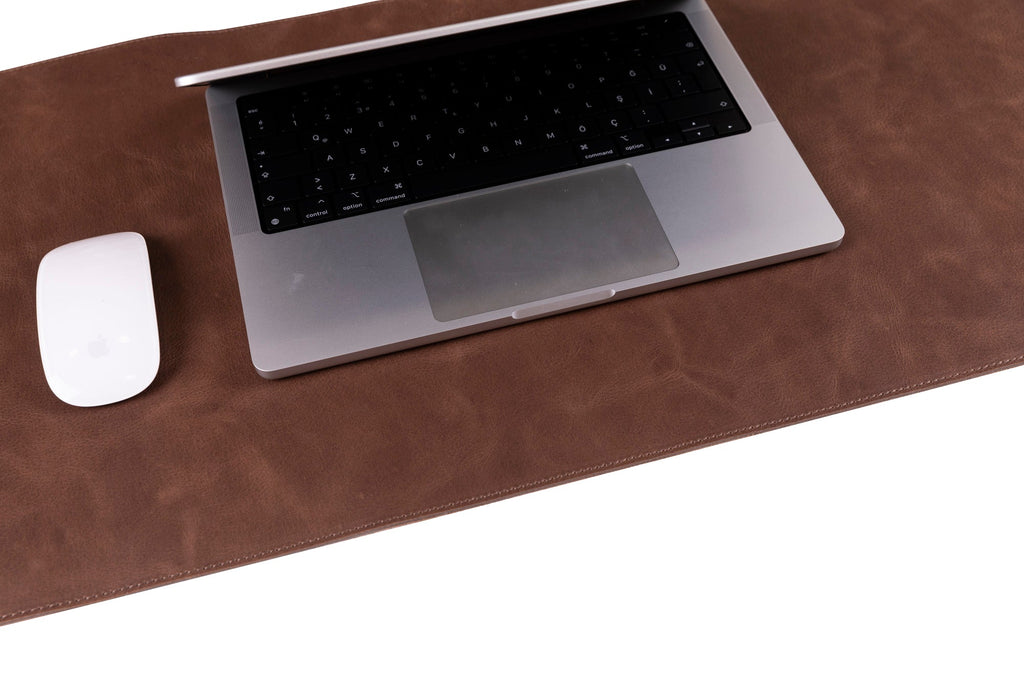 Customizable Genuine Leather Desk Mat